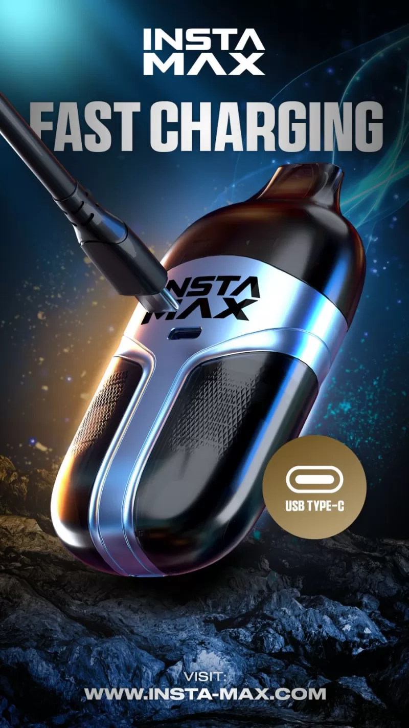 Insta Max 20k Puffs Prefilled Pod kit - Strawberry Bubble - Image 3