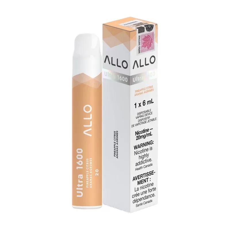 ALLO Ultra 1600 Disposable Vape – Pineapple Citrus