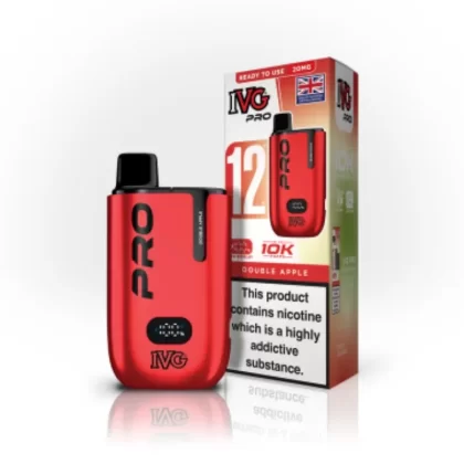 IVG Pro 12 Double Apple Vape Kit - Strength#20mg