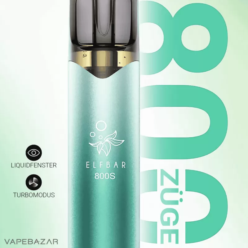 Elf Bar 800 – Blue Razz Lemonade – NIKOTINFREI - Elf Bar / ca. 800 / 550 mAh / Nikotinfrei - Image 2