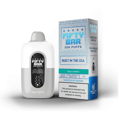 Fifty Bar Nixodine Disposable Baja Mango
