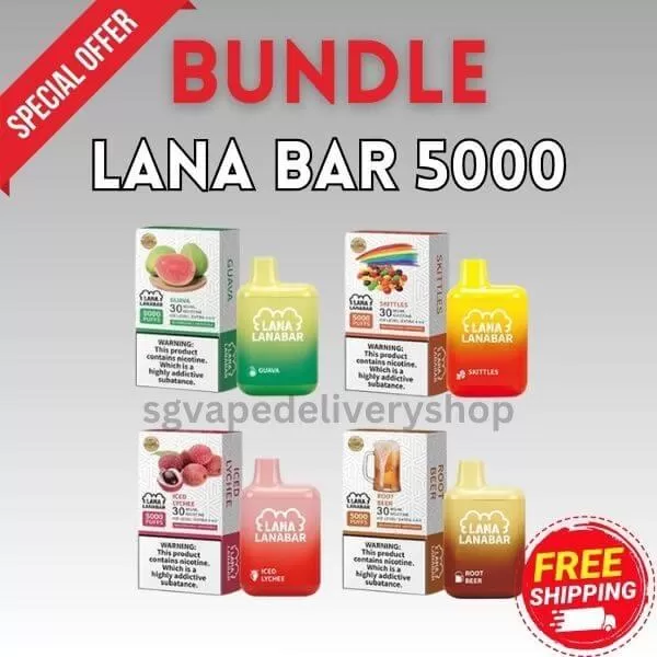Lana Bar 5000 Puffs Bundle