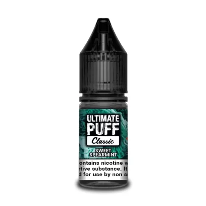 Ultimate Puff Classic Sweet Spearmint 10ml Vape Juice - 10 Pack - Strength 18mg