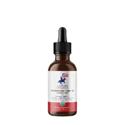 4FathersOrganics Organic CBG Tincture (Mint)