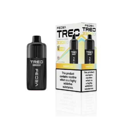 Feoba Treo 33000 Prefilled Pod Kit Mango Ice - Nicotine Strength#20mg (68DC2E)