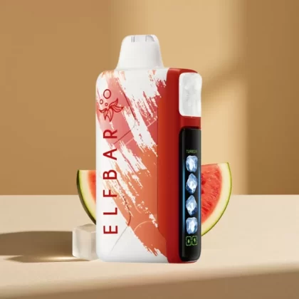 Elf Bar Ice King 40000 Puffs Rechargeable Disposable Vape with Adjustable Cooling – Watermelon Ice