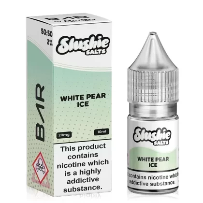 White Pear ICE Bar By Slushie Salt 10ml - Nicotine Strength#20mg (Salt)>10mg (Salt)