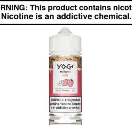 STRAWBERRY ICE BY YOGI DELIGHTS E LIQUID 100ML - Vapejuice