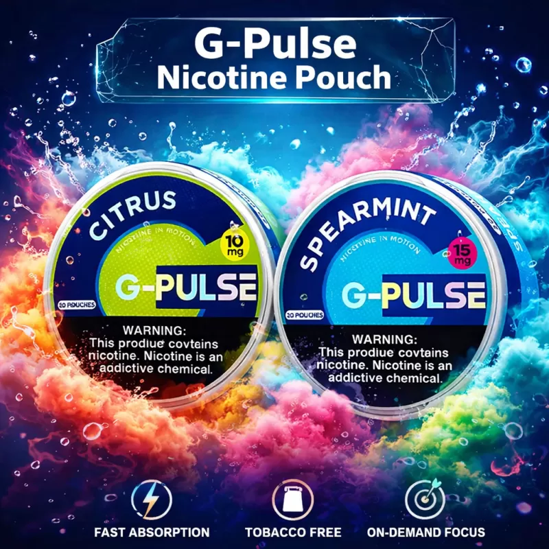 G-Pulse Nicotine Pouch - Spearmint / 10mg