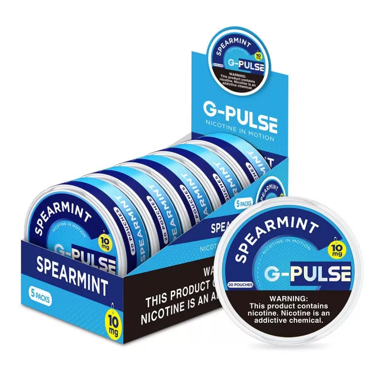 G-Pulse Nicotine Pouch - Spearmint / 10mg - Image 2