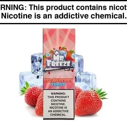 STRAWBERRY FROST BY MR. FREEZE SALTS 30ML - Vapejuice