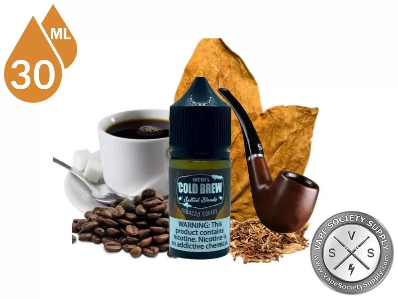 Tobacco Coffee by Nitro’s Cold Brew Salted Blends 30ml