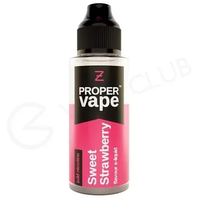 Sweet Strawberry Shortfill E-Liquid by Proper Vape 100ml