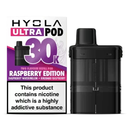 Hyola Ultra 30K Prefilled Replacement Pods Raspberry Edition