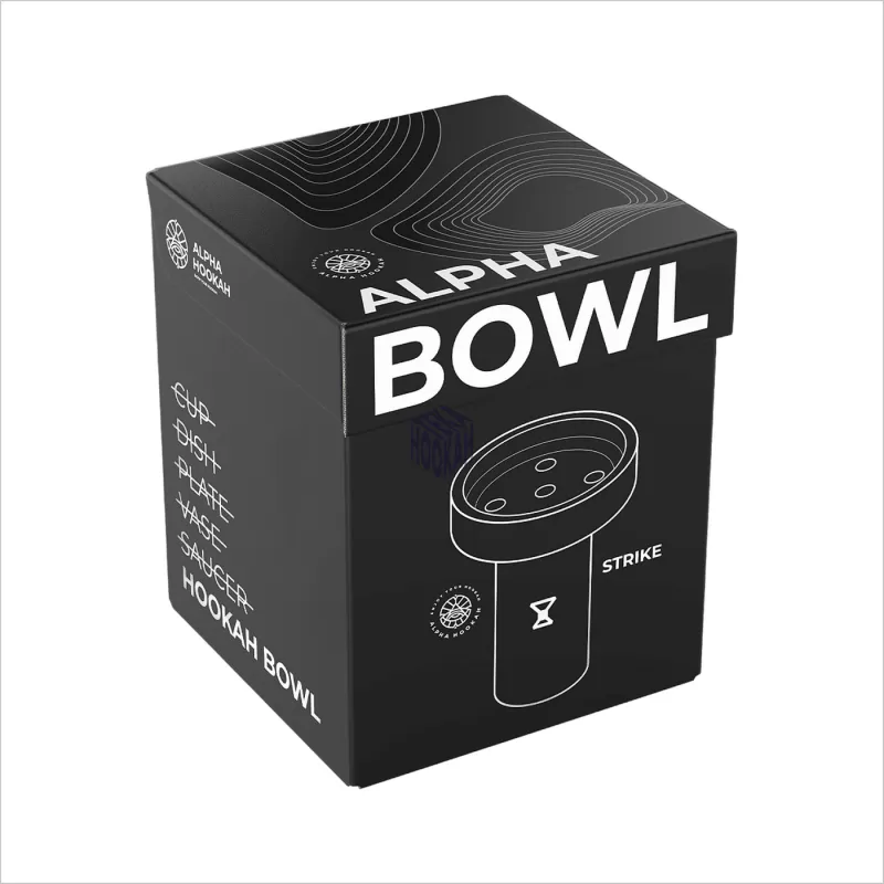 Cybuch Alpha Bowl Strike Black Matte - Alpha Hookah / Killery / Czarny Mat - Image 3