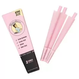 Blazy Susan – King Size Cones – 3 Cones Per Pack – 21 Packs Per Box – Pink