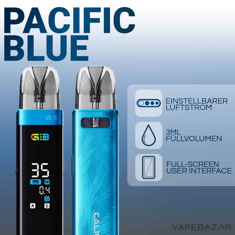 UWELL Caliburn G3 Pro – Pacific Blue - Image 2
