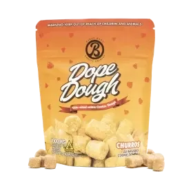 D8 Dope Dough Bites – 25mg – Churros – Baked Bags - Ejuicewarehouse
