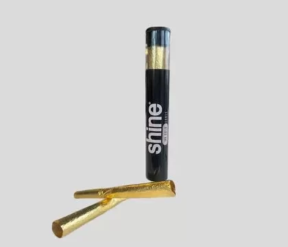 Shine Gold Cone 1.25 size (2 cone pack) - Ecigdepot