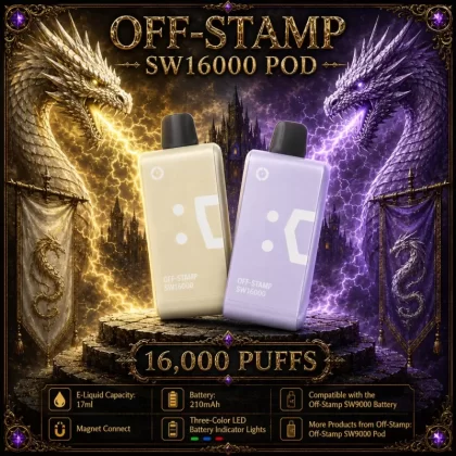 Off-Stamp SW16000 Pod - Kiberry Chew (WHT Series)