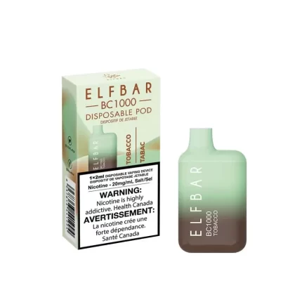 Elf Bar BC1000 Tobacco (Quebec com.)