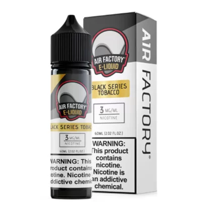 Air Factory Black Series Tobacco eJuice - Vape Product; Vape Product, Vape Product
