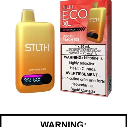 Juicy Peach Ice STLTH ECO XL Disposable Vape