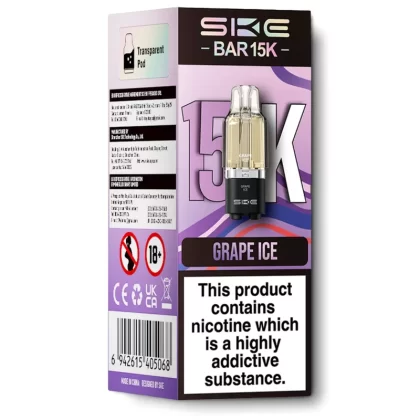Grape Ice by SKE Bar 15K - Ecigarettedirect Co