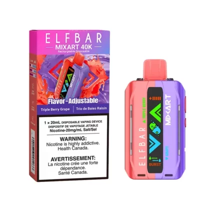 ELF BAR MIXART 40K – TRIPLE BERRY GRAPE