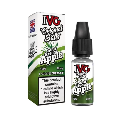 Sour Green Apple Nic Salt E-Liquid by IVG Original