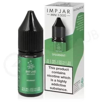 Spearmint Ice Nic Salt E-Liquid by Imp Jar