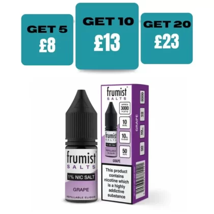 Frumist Bar Salt Nic Salts 10ml E-Liquid - Blueberry Sour Raspberry / 10mg