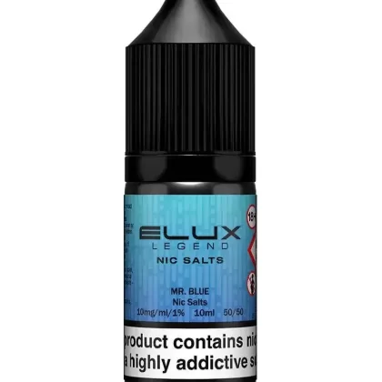 Elux Legend Mr Blue Nic Salt Vape Juice - 5mg