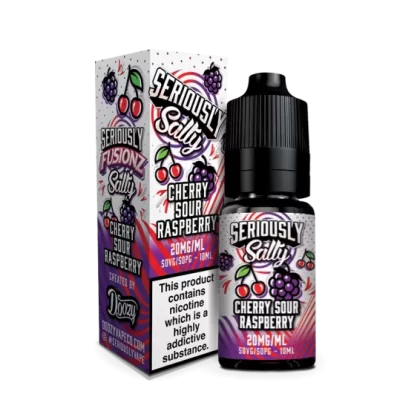 Cherry Sour Raspberry Seriously Salty – Doozy Nic Salts e Liquid 10ml – TPD - Vapestorm Co