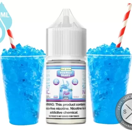 Blue Razz Slushy Pod Juice Salt 30ml