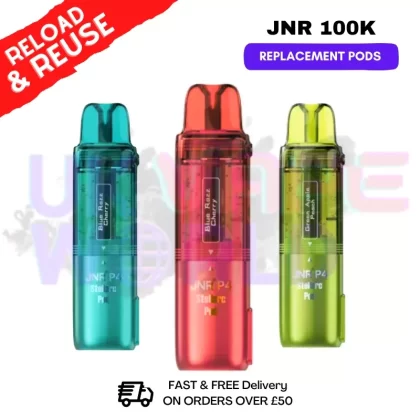 JNR 100k Sterllarc Replacement Pods – £6.89