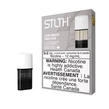 STLTH Pod Pack - Clear Tobacco - 20 mg/mL (wholeseller) (SK) - Excise FED, 20 mg/mL (CK) (SK) - Excise FED