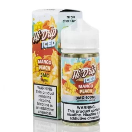 ICED MANGO PEACH HI-DRIP E-LIQUIDS 100ML – ( 3MG – 6MG ) - Vape Product, Vape Product