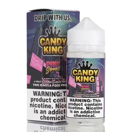 Pink Squares – Candy King – 100mL - Ecigpremium