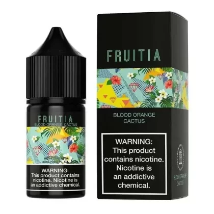 Blood Orange Cactus Nicotine Salt by Fruitia - Size#30ml~Nicotine#35MG>50MG