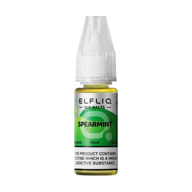 Spearmint Nic Salt E-Liquid by Elf Bar Elfliq (10ml) - 20mg - Image 2