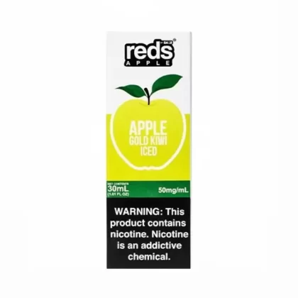 Gold Kiwi Iced- Reds Apple E-Juice – 7 Daze Salt – 30mL - Vape Product, Vape Product