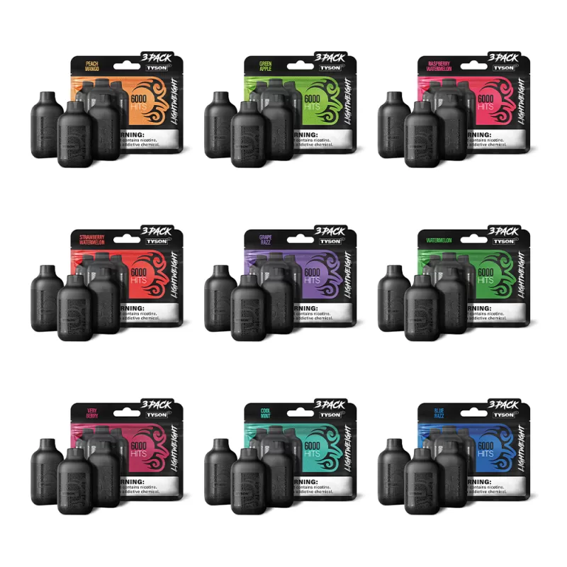 Tyson 2.0 Lightweight 6K Puff Disposable Device - 6,000 Puffs - Lush Freeze - Image 2
