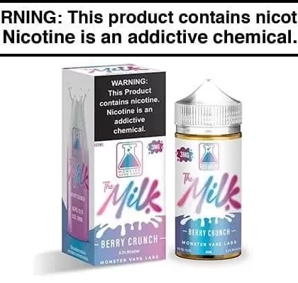 BERRY CRUNCH BY THE MILK 100ML - Vapejuice