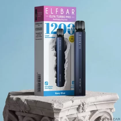Elf Bar Elfa Turbo Pro Pod Kit – Navy Blue