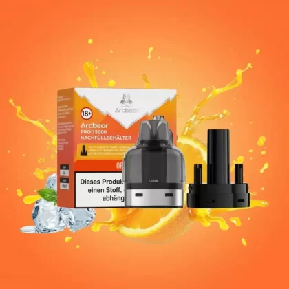 Arcbear Pro 15000 Nachfüllset – Orange 20mg/ml Nikotin