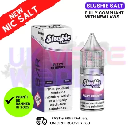 Slushie Salts Fizzy Cherry E Liquid