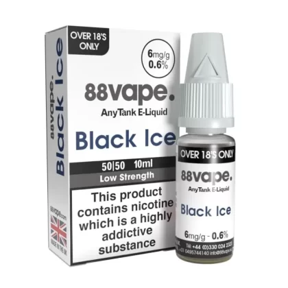Black Ice E-Liquid Anytank Series by 88vape (10ml) - 6mg