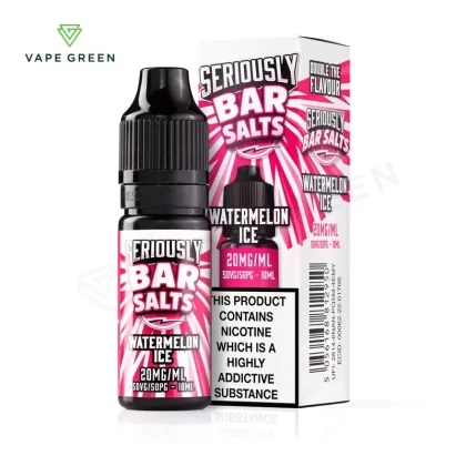 Watermelon Ice Nic Salt E-Liquid by Seriously Bar Salts - Eliquidsupply
