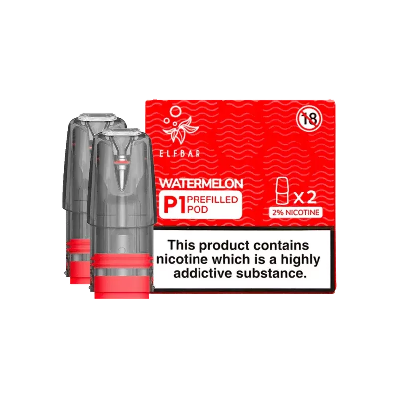 WATERMELON ELF BAR MATE P1 PREFILLED PODS - Eliquidsupply